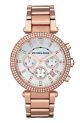 Michael Kors MK5491 - Parker Chronograph (Rose Gold IP) Analog Watches